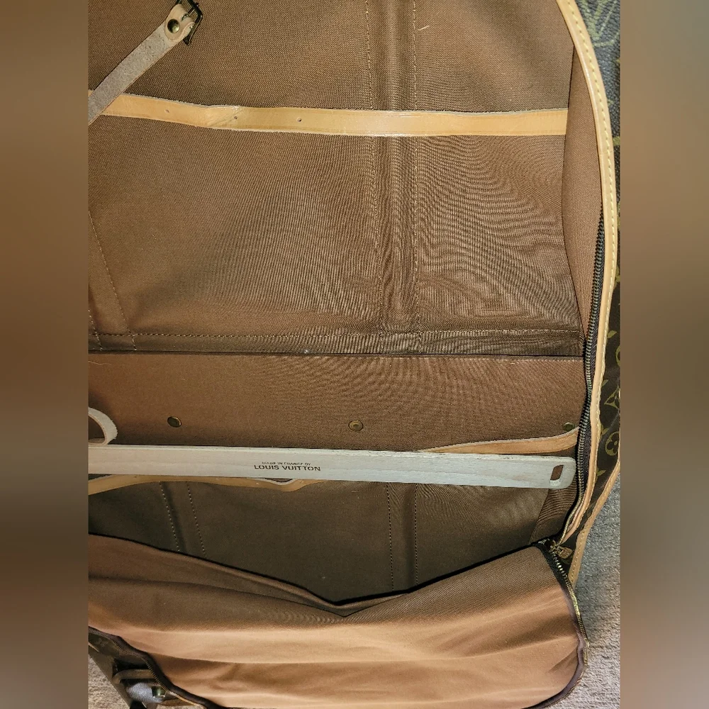 Louis VuittonVintage Luxury Brown and Tan Monogram Logo Large Travel Bag